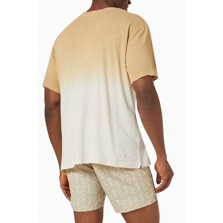 Frescobol Carioca - Dinis T-shirt in Linen Blend