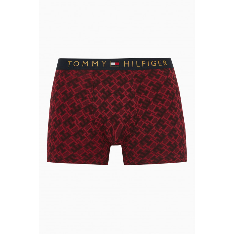 Tommy Hilfiger - TH Monogram Trunks in Cotton Jersey