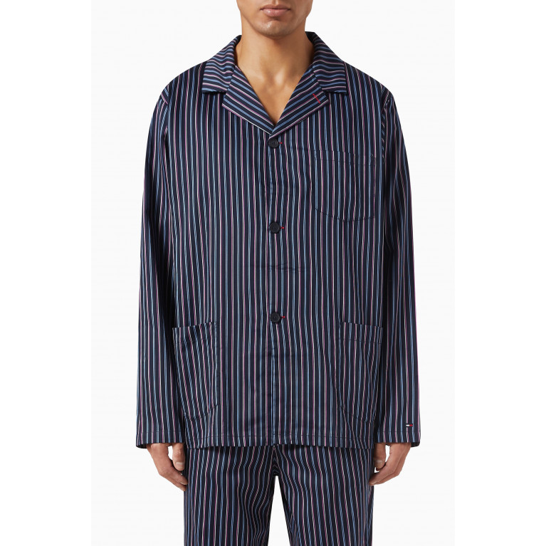 Tommy Hilfiger - Striped Pyjama Shirt in Satin