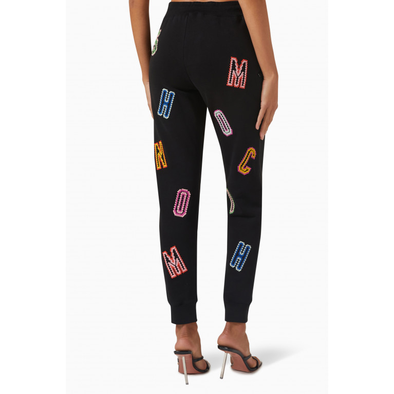 Moschino - Logo Lettering Sweatpants in Cotton