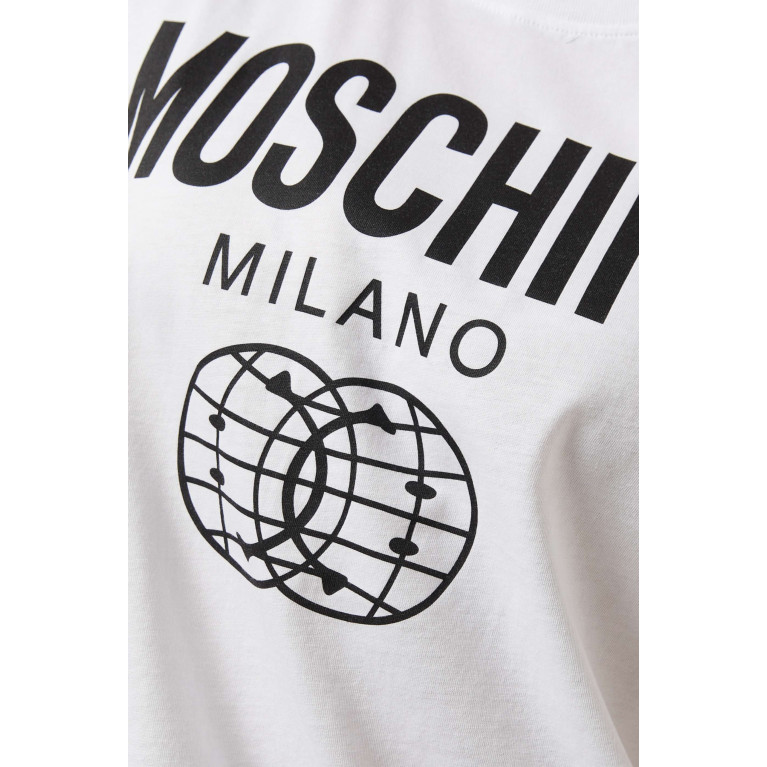 Moschino - Double-smile Logo T-shirt in Cotton-jersey