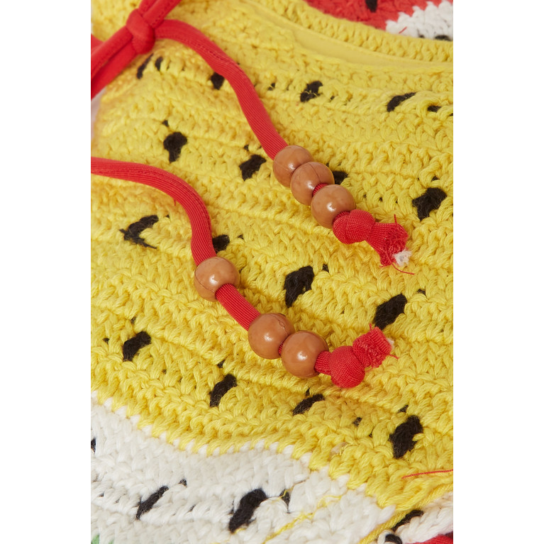 It's Now Cool - The Crochet Tri Bikini Bottoms in Cotton