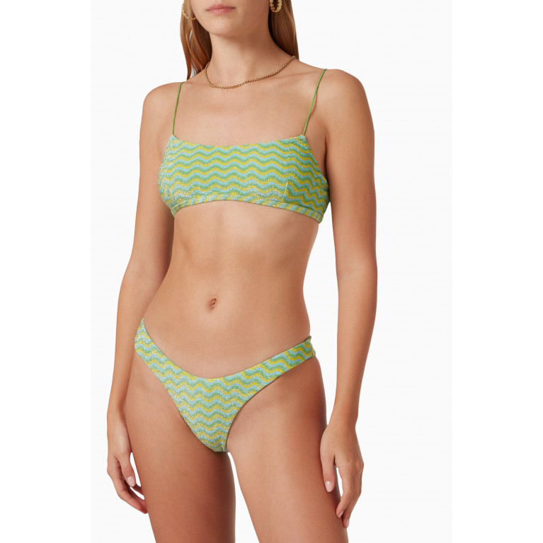 It's Now Cool - The Crop Bikini Top in Stretch Nylon