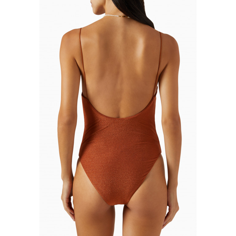 It's Now Cool - The One-piece Swimsuit in Stretch-lurex