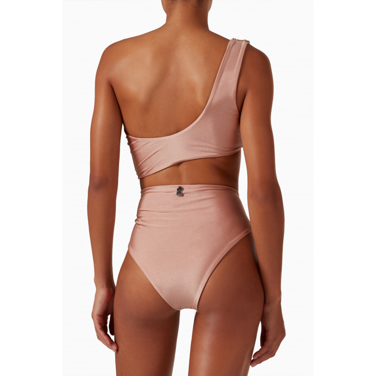 Seben Kocibey - Lyla Embellished Bikini Set in Stretch-nylon