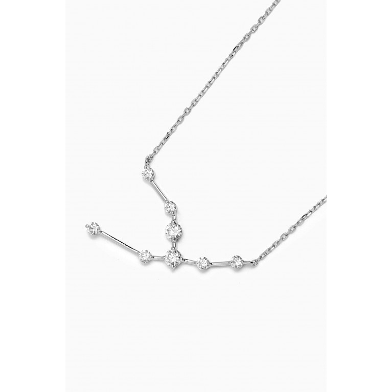 Fergus James - Taurus Constellation Diamond Necklace in 18kt White Gold