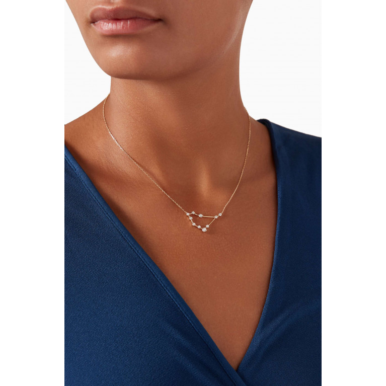 Fergus James - Capricorn Constellation Diamond Necklace in 18kt Gold