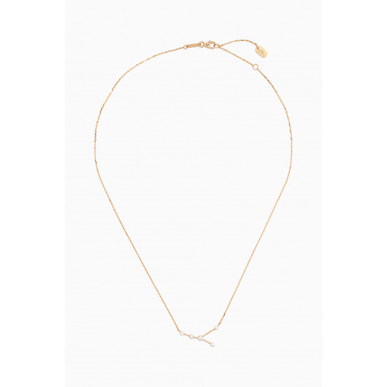 Fergus James - Cancer Constellation Diamond Necklace in 18kt Gold