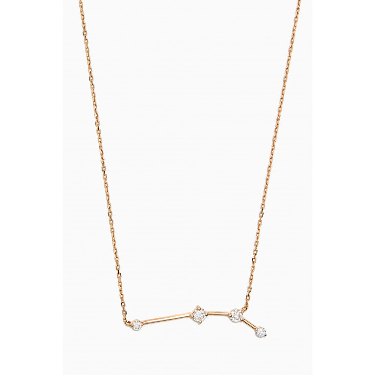 Fergus James - Aries Constellation Diamond Necklace in 18kt Gold