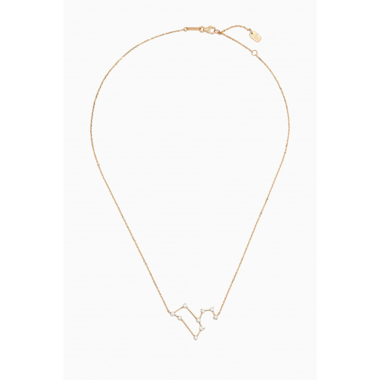 Fergus James - Leo Constellation Diamond Necklace in 18kt Gold