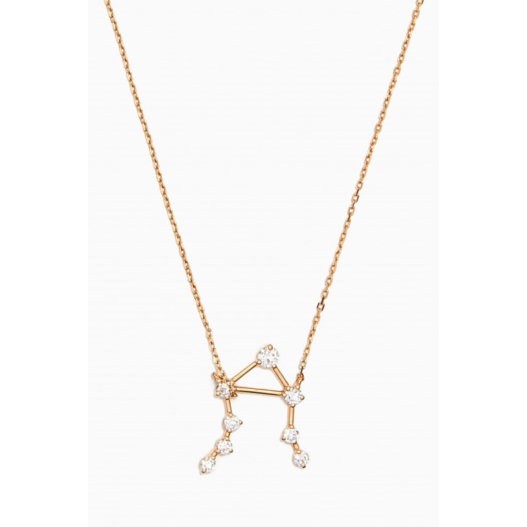 Fergus James - Libra Constellation Diamond Necklace in 18kt Gold