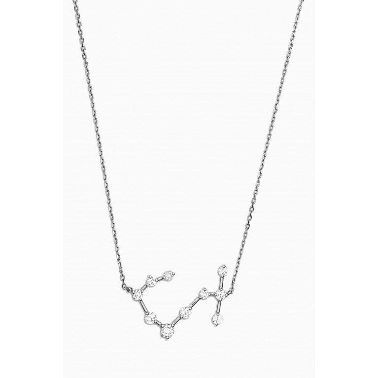 Fergus James - Scorpio Constellation Diamond Necklace in 18kt White Gold