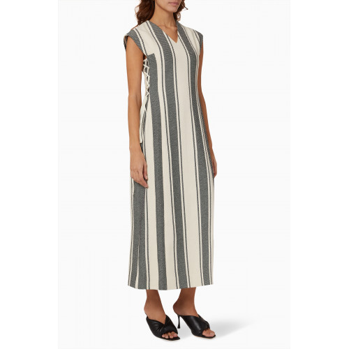 Bouguessa - Lea Striped Dress in Cotton