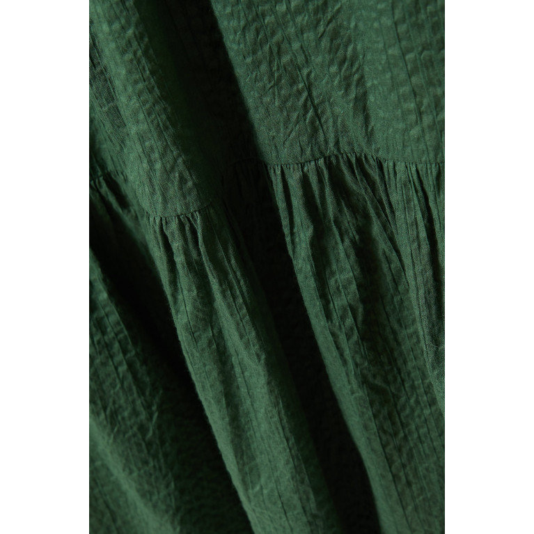 Bouguessa - Lulu Dress in Cotton Green