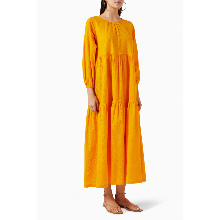 Bouguessa - Lulu Dress in Cotton Yellow