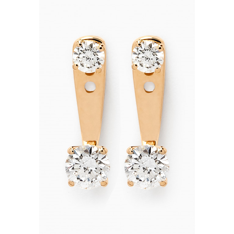 Fergus James - Raindrops Diamond Earrings in 18kt Gold White