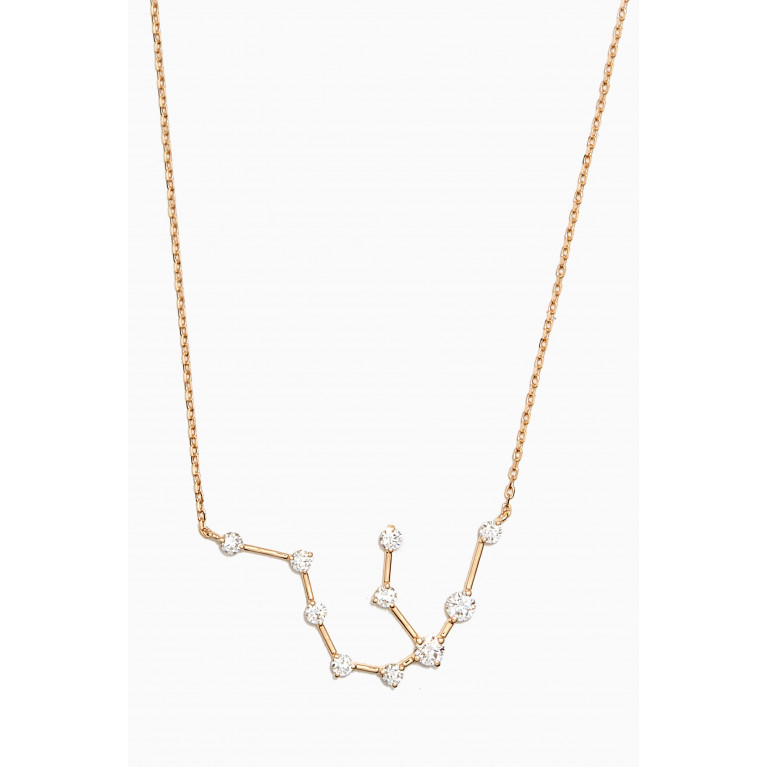Fergus James - Aquarius Constellation Diamond Necklace in 18kt Gold