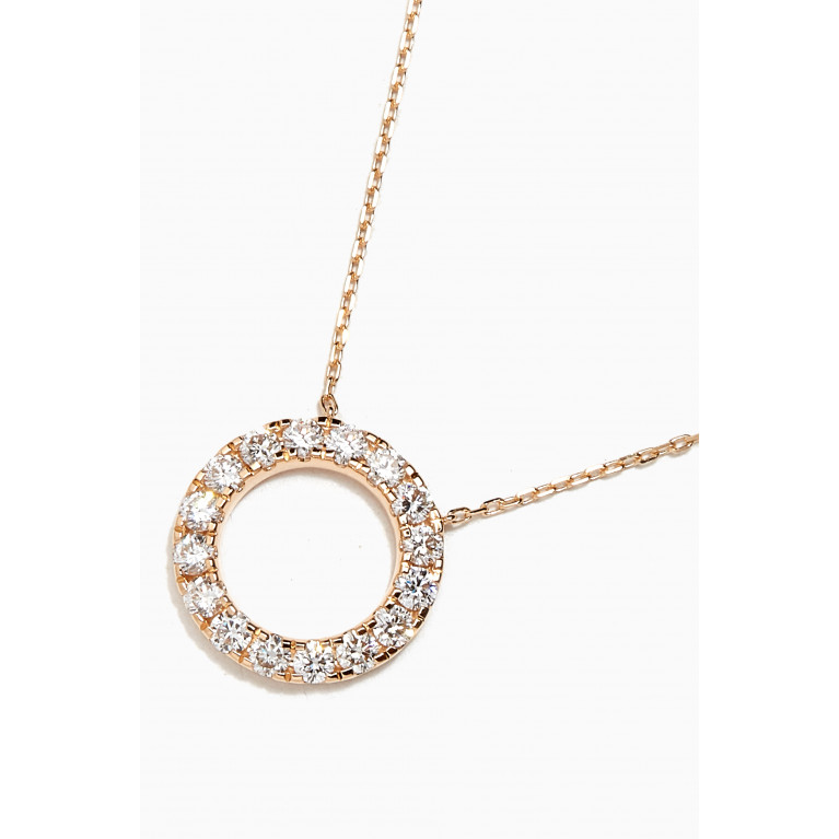 Fergus James - Chique Circle Diamond Necklace in 18kt Gold