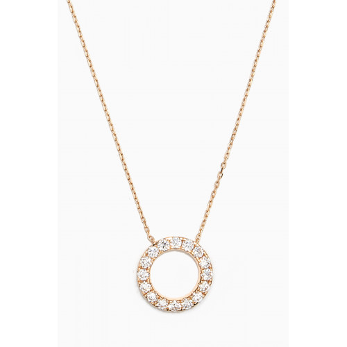 Fergus James - Chique Circle Diamond Necklace in 18kt Gold