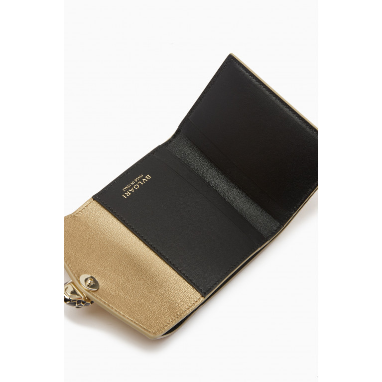 Bvlgari - Serpenti Trifold Wallet in Leather