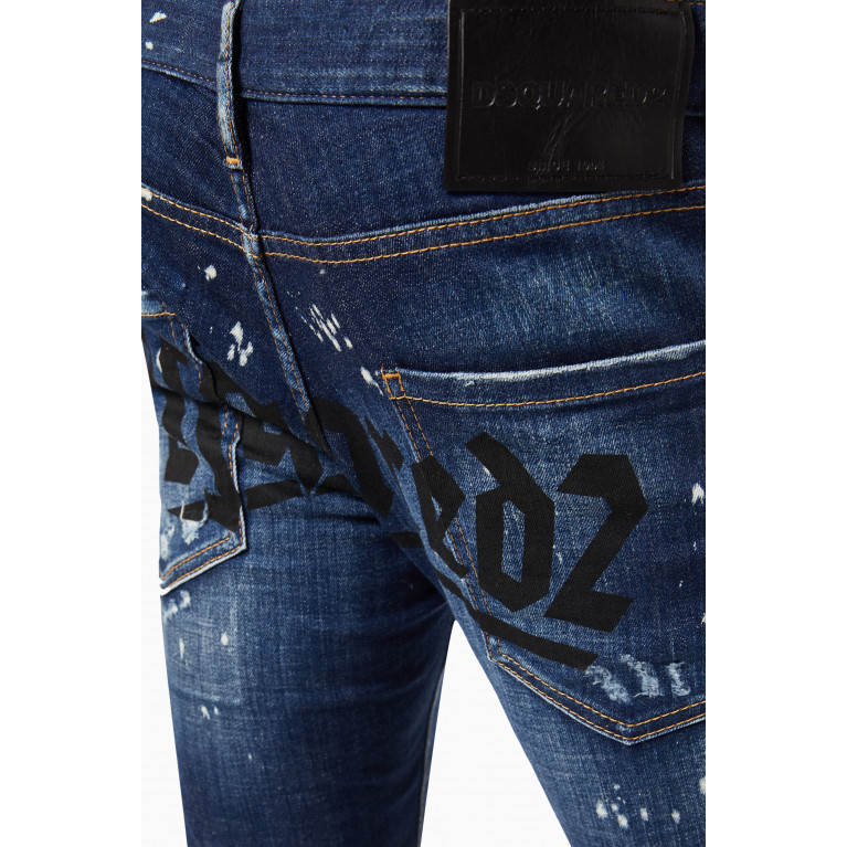 Dsquared2 - Dean Logo Slim-fit Jeans