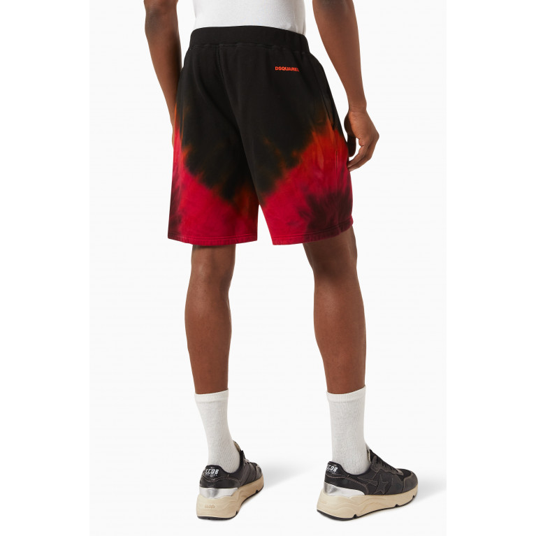 Dsquared2 - D2 Flame Relax Shorts in Cotton-fleece