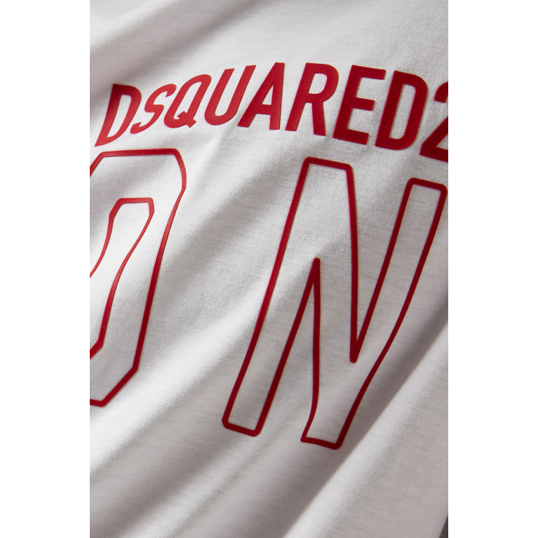 Dsquared2 - Icon Outline Cool T-shirt in Cotton-jersey White