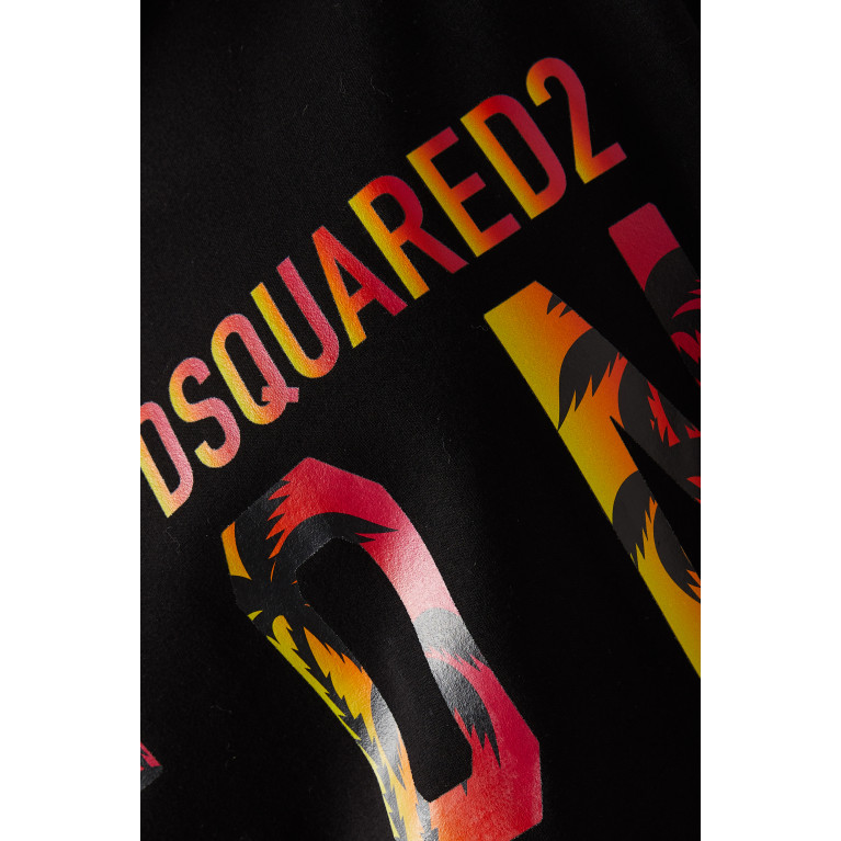 Dsquared2 - Icon Sunset Cool T-shirt in Cotton-jersey Black