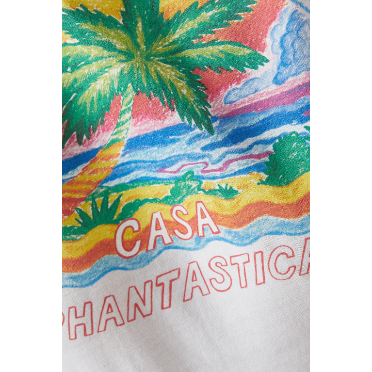 Casablanca - Casa Phantastica Print Baby Ringer T-shirt