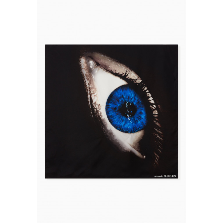 Alexander McQueen - Iris Graphic Scarf in Twill
