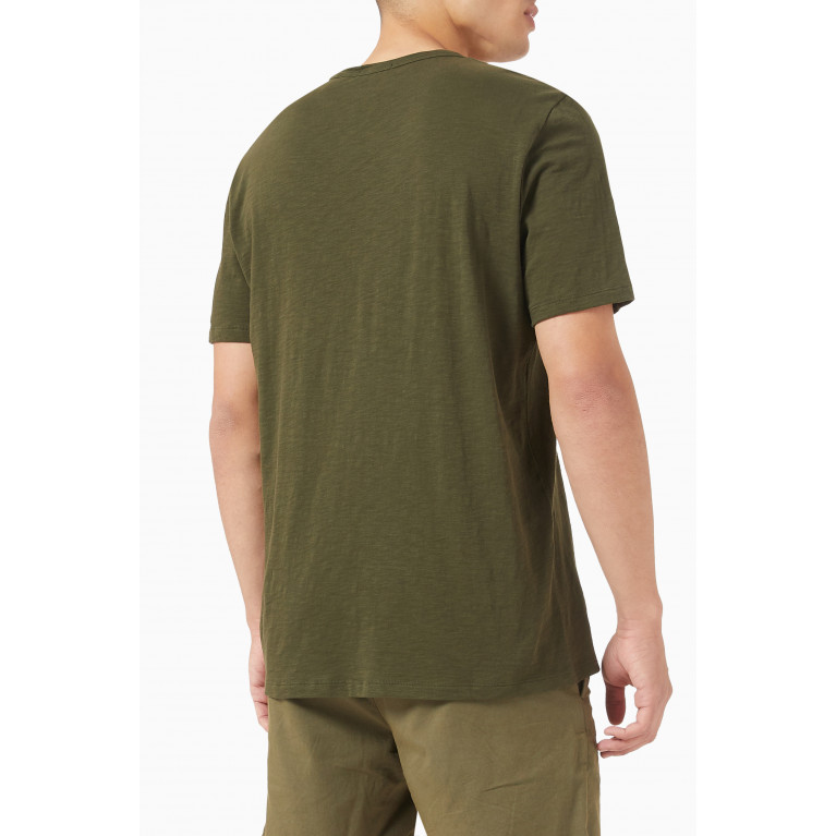 Theory - Cosmos T-shirt in Cotton Jersey Green