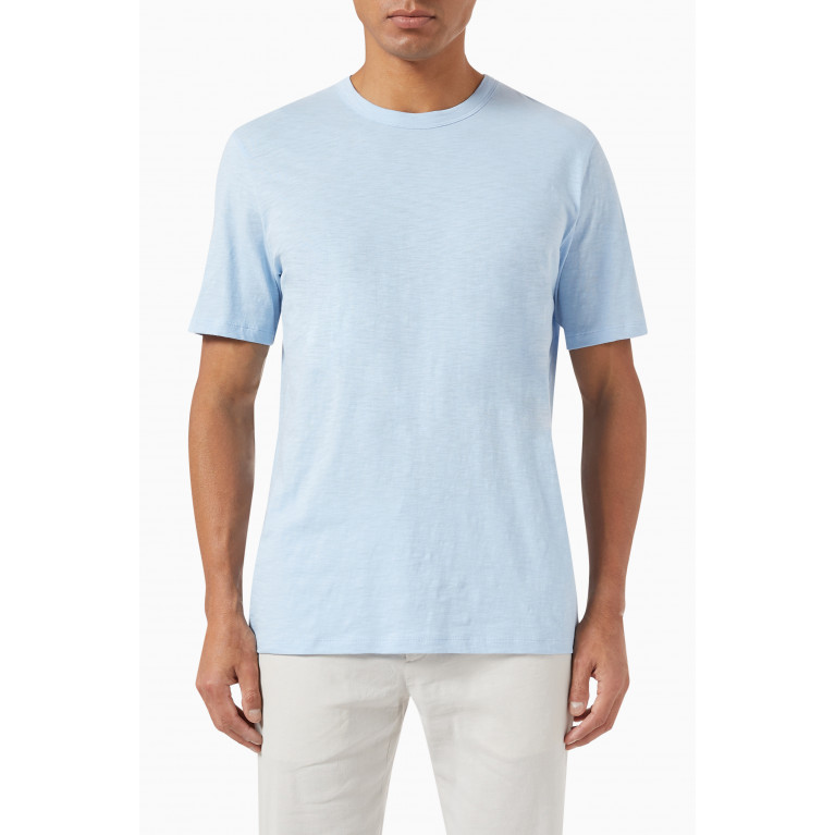 Theory - Cosmos T-shirt in Cotton Jersey Blue