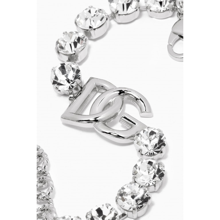 Dolce & Gabbana - DG Logo Rhinestone Bracelet