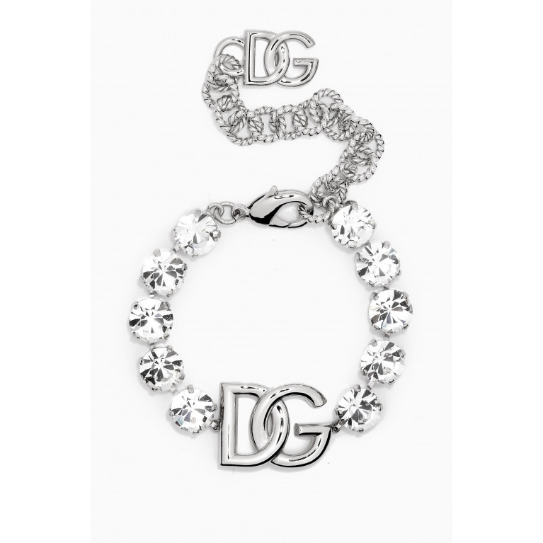 Dolce & Gabbana - DG Logo Rhinestone Bracelet