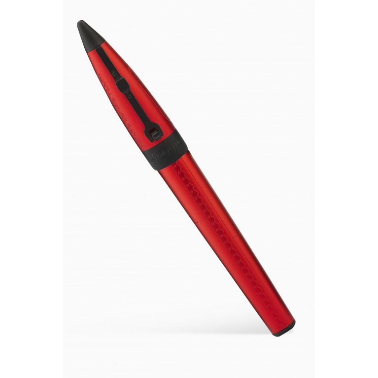 Montegrappa - Aviator Red Baron Rollerball Pen in Brushed Aluminium