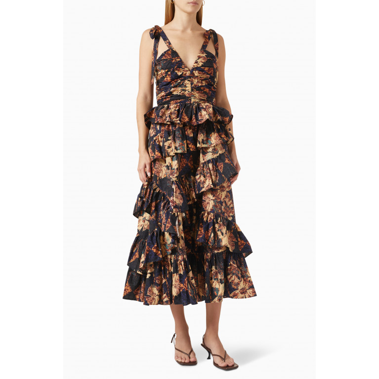Ulla Johnson - Candace Floral-print Dress in Coton-poplin
