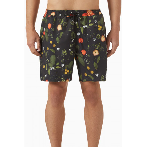 Sunspel - Printed Swim Shorts in Nylon