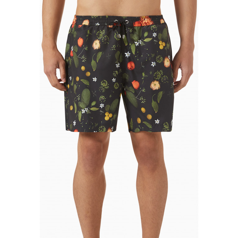 Sunspel - Printed Swim Shorts in Nylon