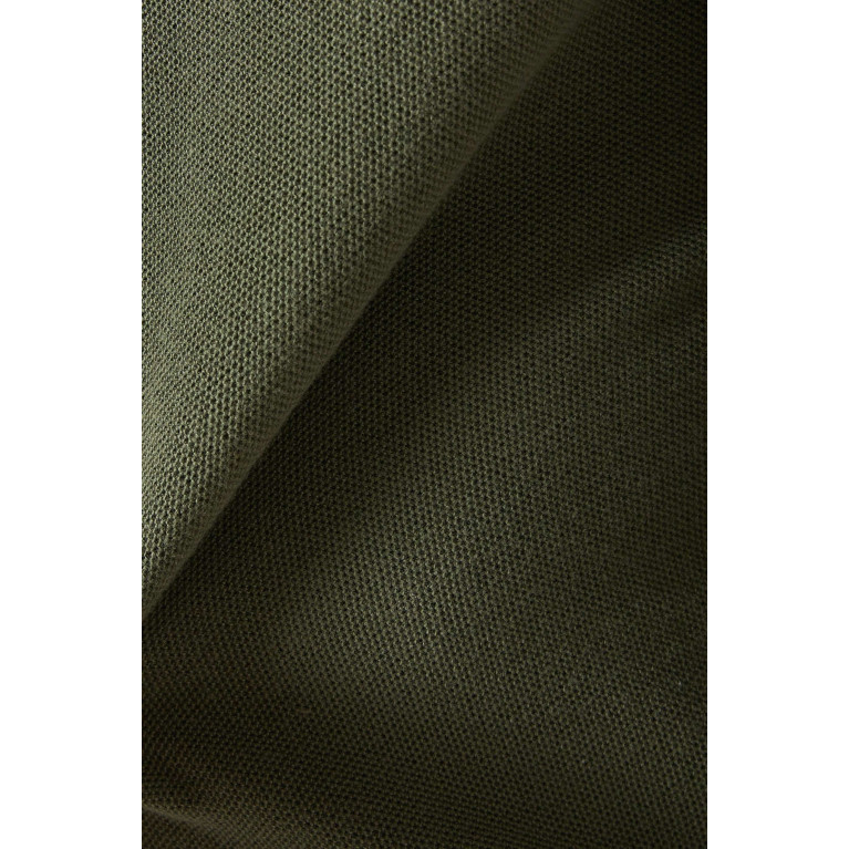 Sunspel - Polo Shirt in Knitted Cotton Green