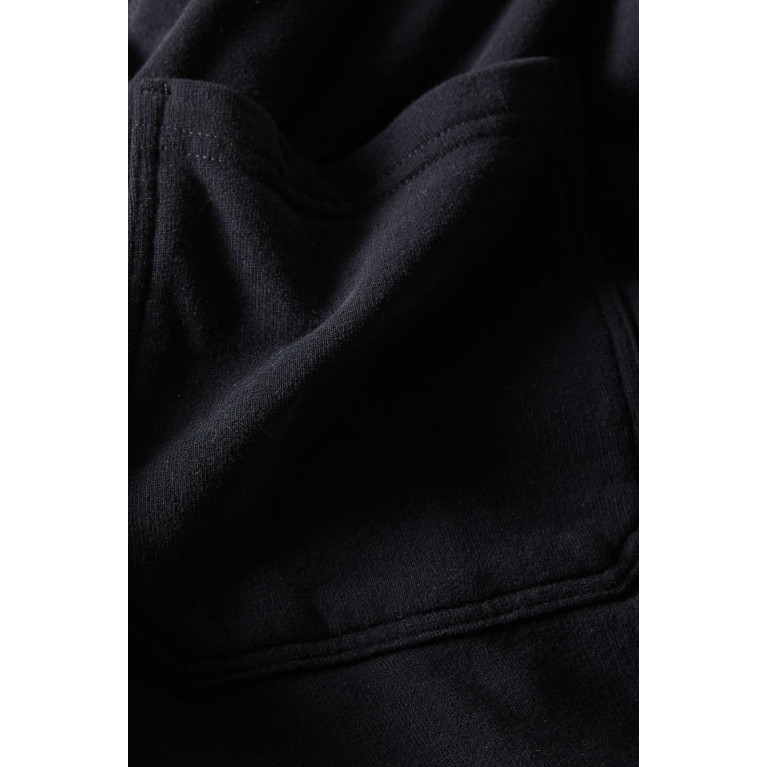 Sunspel - Loopback Shorts in Cotton Black