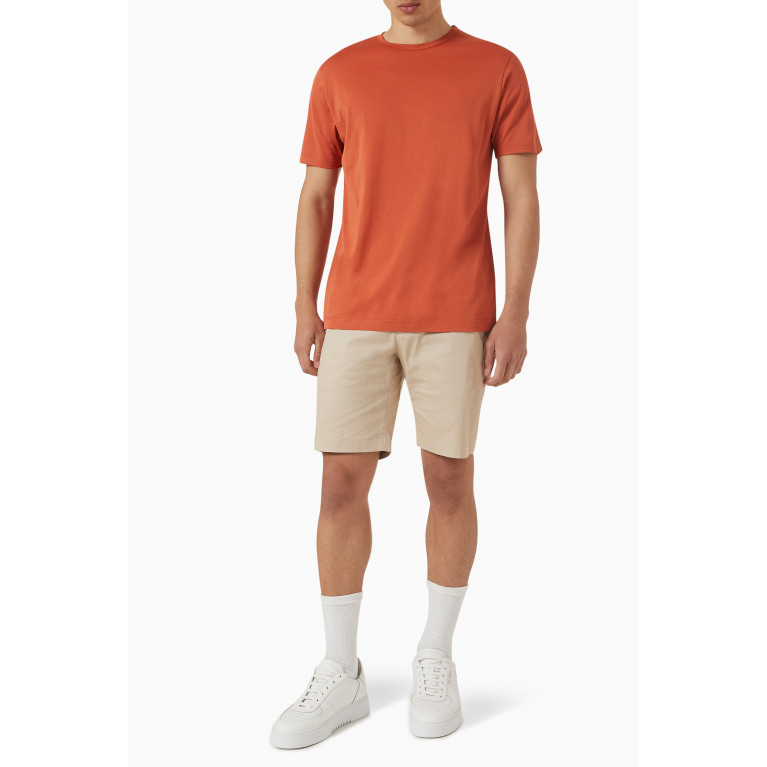 Sunspel - Classic T‑shirt in Supima Cotton Orange