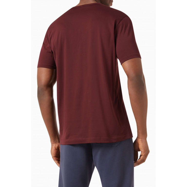 Sunspel - Classic T‑shirt in Supima Cotton Red