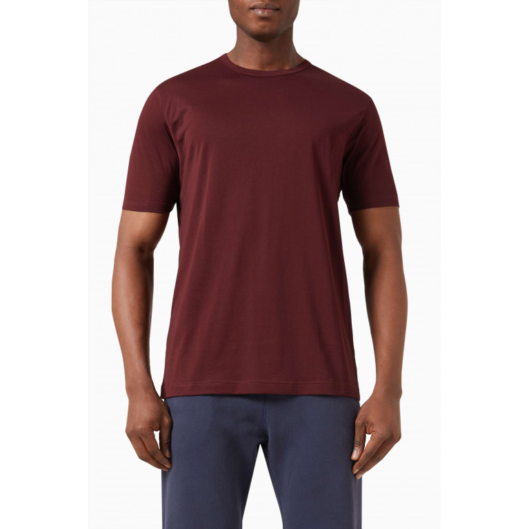 Sunspel - Classic T‑shirt in Supima Cotton Red