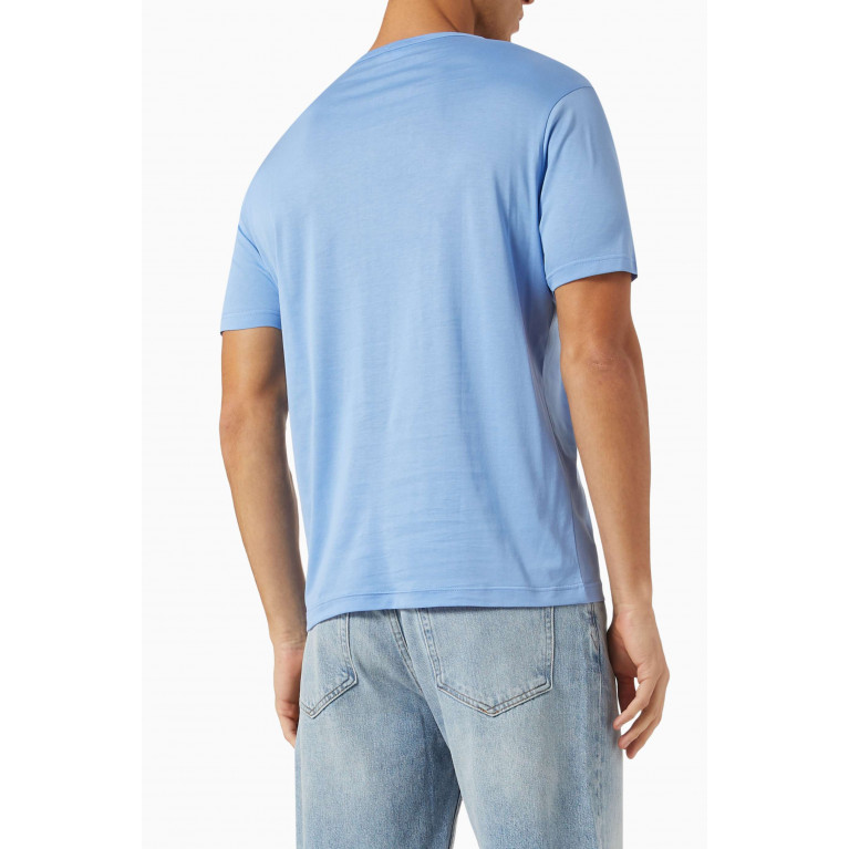 Sunspel - Classic T‑shirt in Supima Cotton Blue