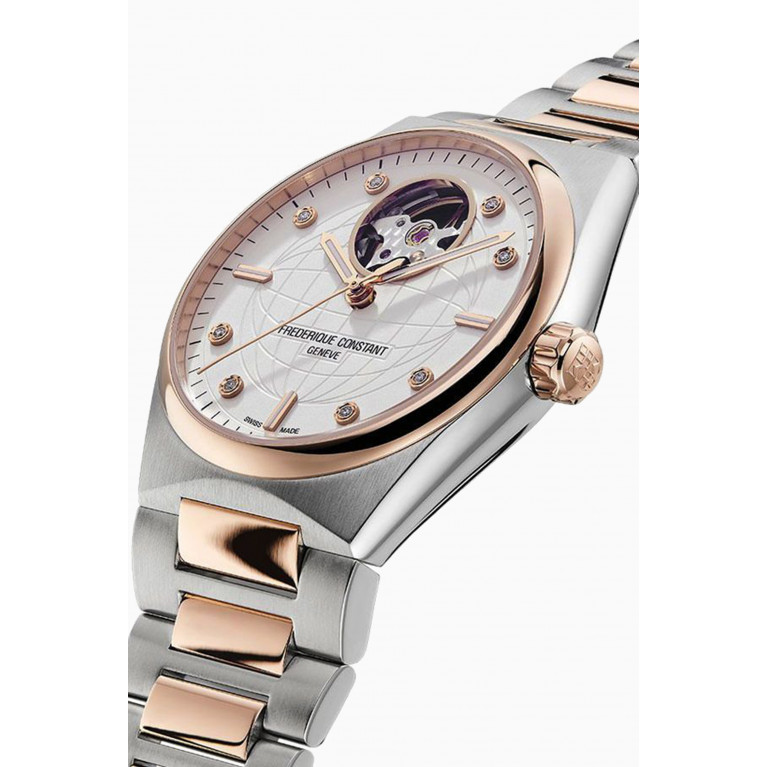 Frédérique Constant - Highlife Heartbeat Automatic Two-tone Stainless Steel Watch, 34mm