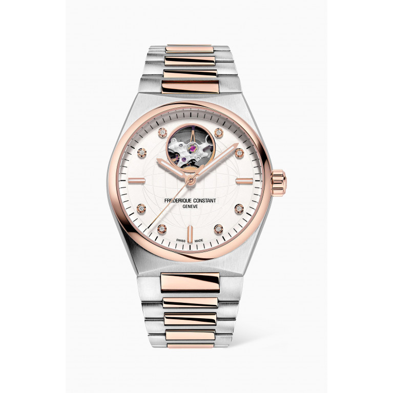 Frédérique Constant - Highlife Heartbeat Automatic Two-tone Stainless Steel Watch, 34mm