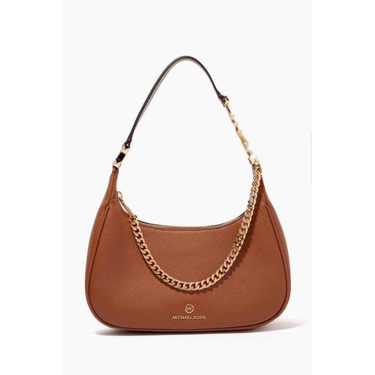 MICHAEL KORS - Piper Small Logo Shoulder Bag in Leather