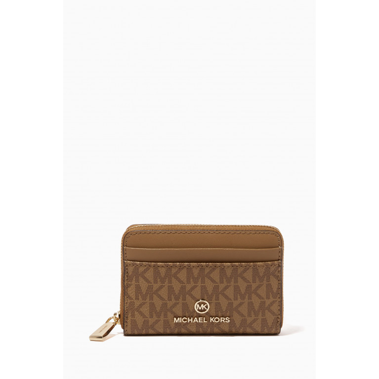 MICHAEL KORS - Small Jet Set Logo Wallet in Coated-canvas