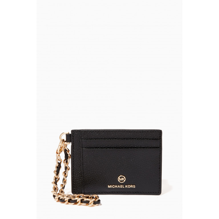 MICHAEL KORS - Jet Set Charm Chain Card Case in Leather