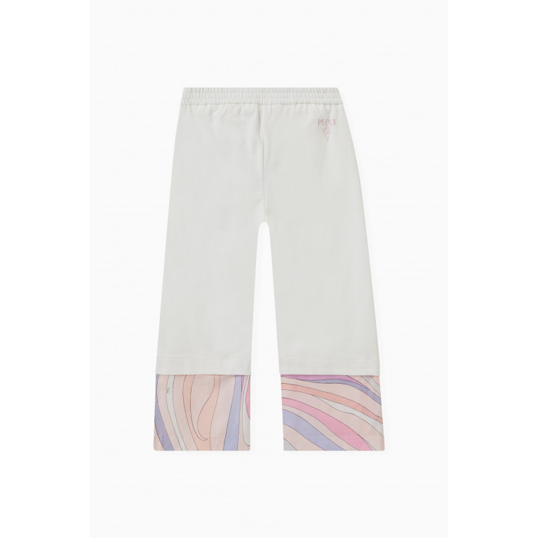 Emilio Pucci - Marmo Print Pants in Cotton